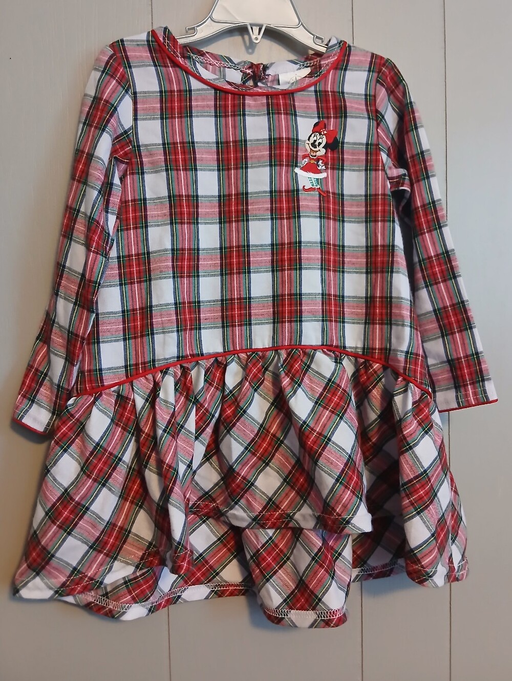 Disney Store Minnie Mouse Nwt Girls Size 3 Holiday Pajama